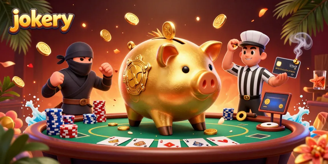 Experience the thrill of jokery with a vibrant 3D casino scene showcasing vibrant characters and rich details.