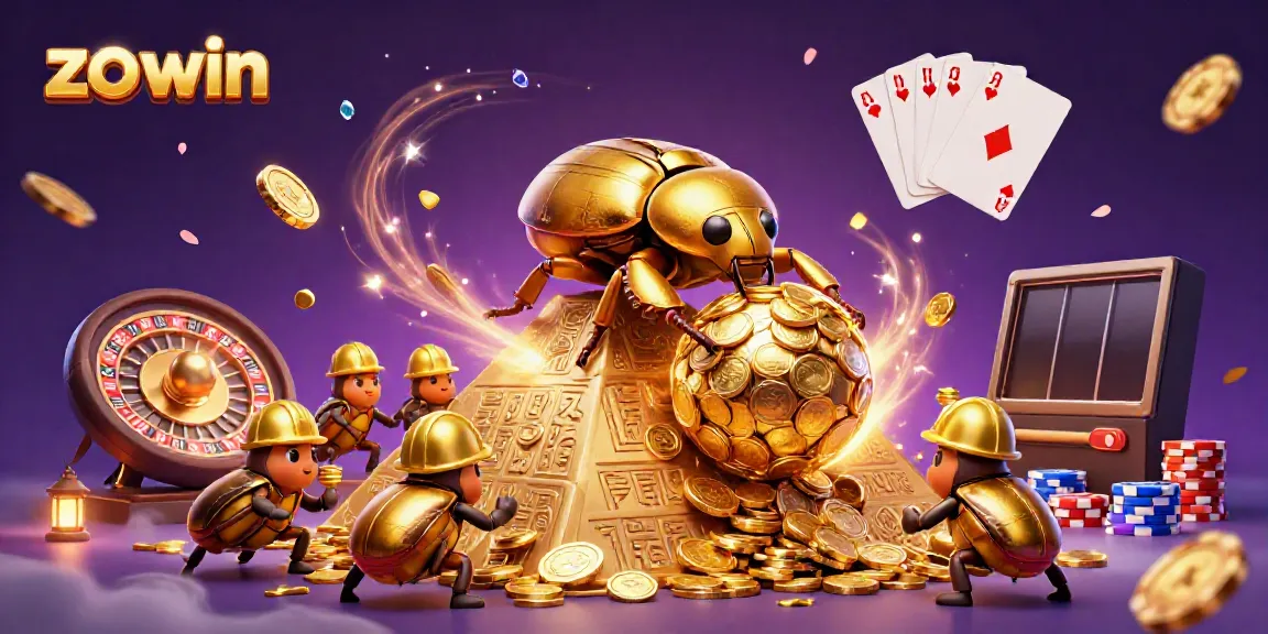 Experience the excitement of the zo win casino world featuring golden beetles and dynamic game elements